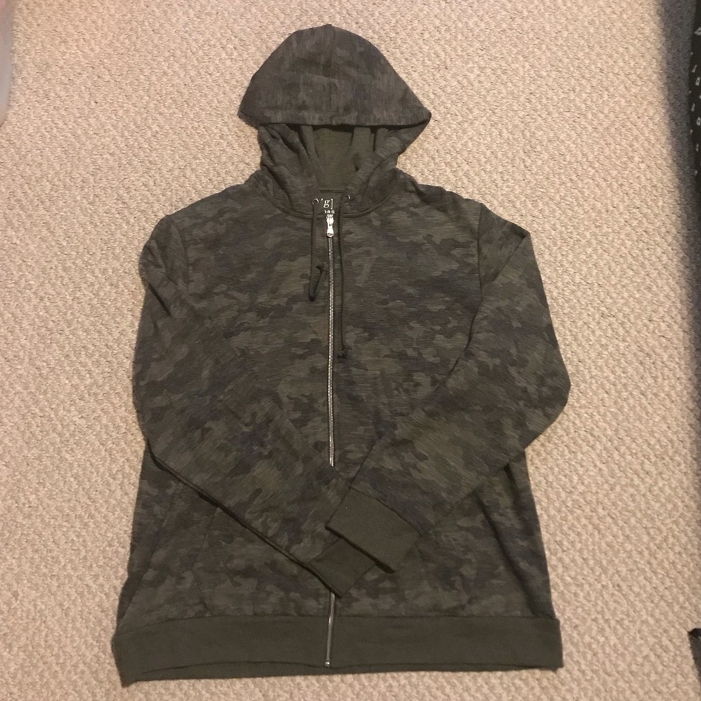 Mens NWT Camouflage Zip Up Hoodie